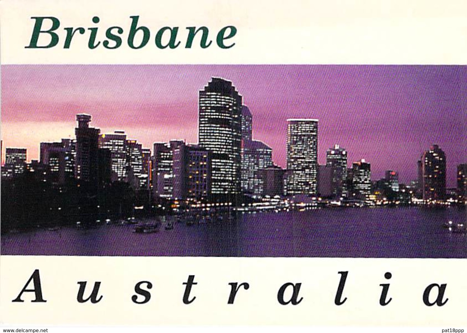 ** Lot Of 4 Postcards ** AUSTRALIA ( Queensland ) BRISBANE - CPSM CPM Grand Format - Australie - Brisbane