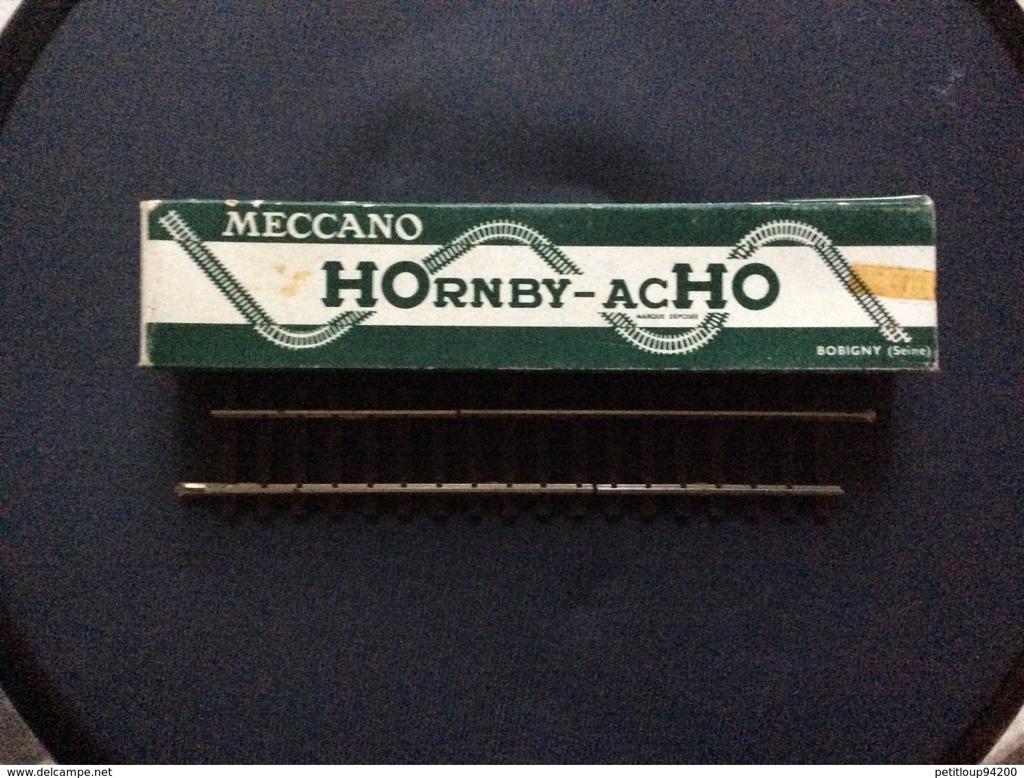 HORNBY-acHO MECCANO-TRIANG 1 2/3 Rail Droit A 2 Coupures Ref. 7590 - Rails