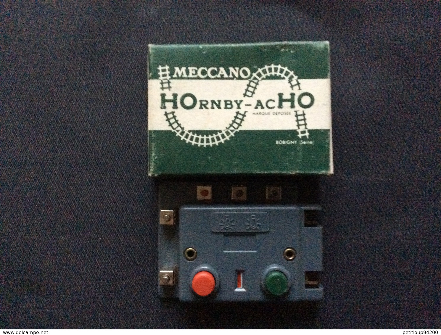 HORNBY-acHO MECCANO-TRIANG 1 Boîtier De Commande A Contact Permanent  Ref. 7840 - Comandi & Accessori Digitali