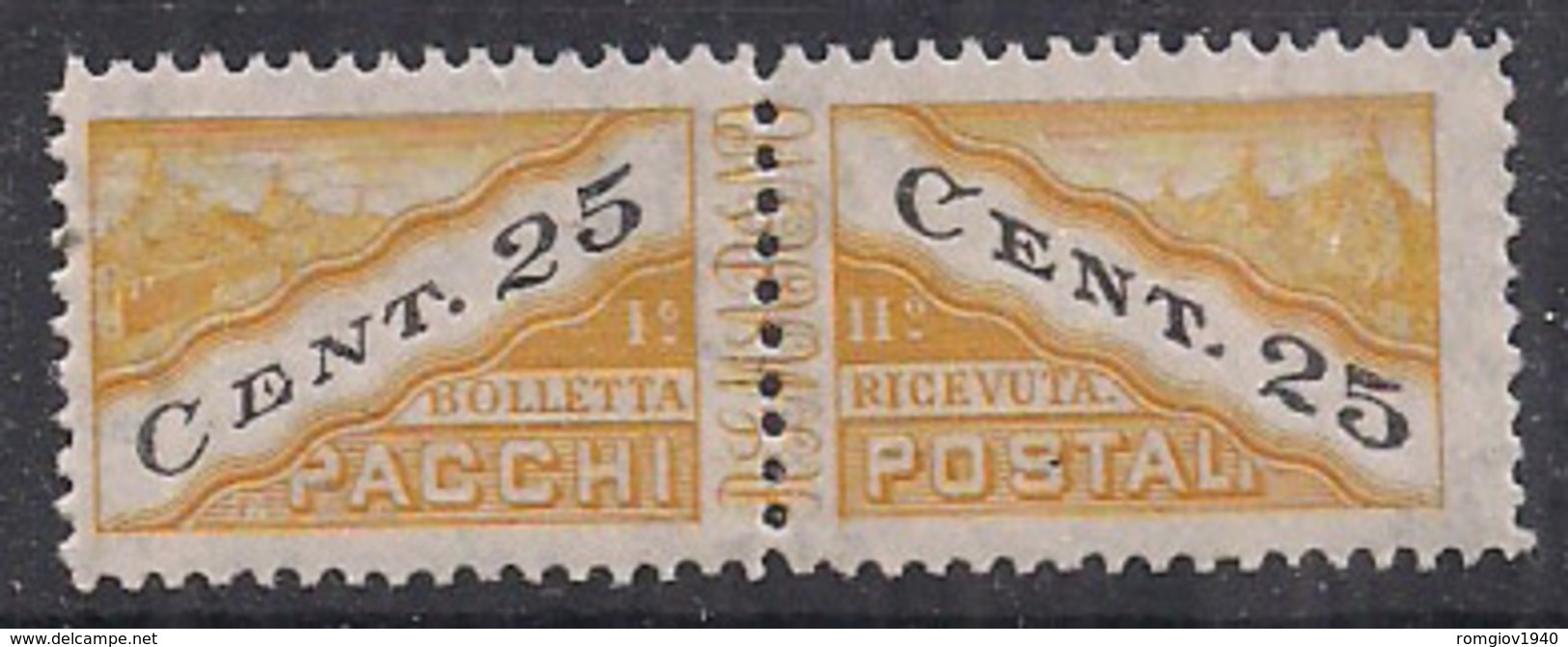 SAN MARINO 1945 PACCHI POSTALI SASS. 19 MLH VF - Pacchi Postali