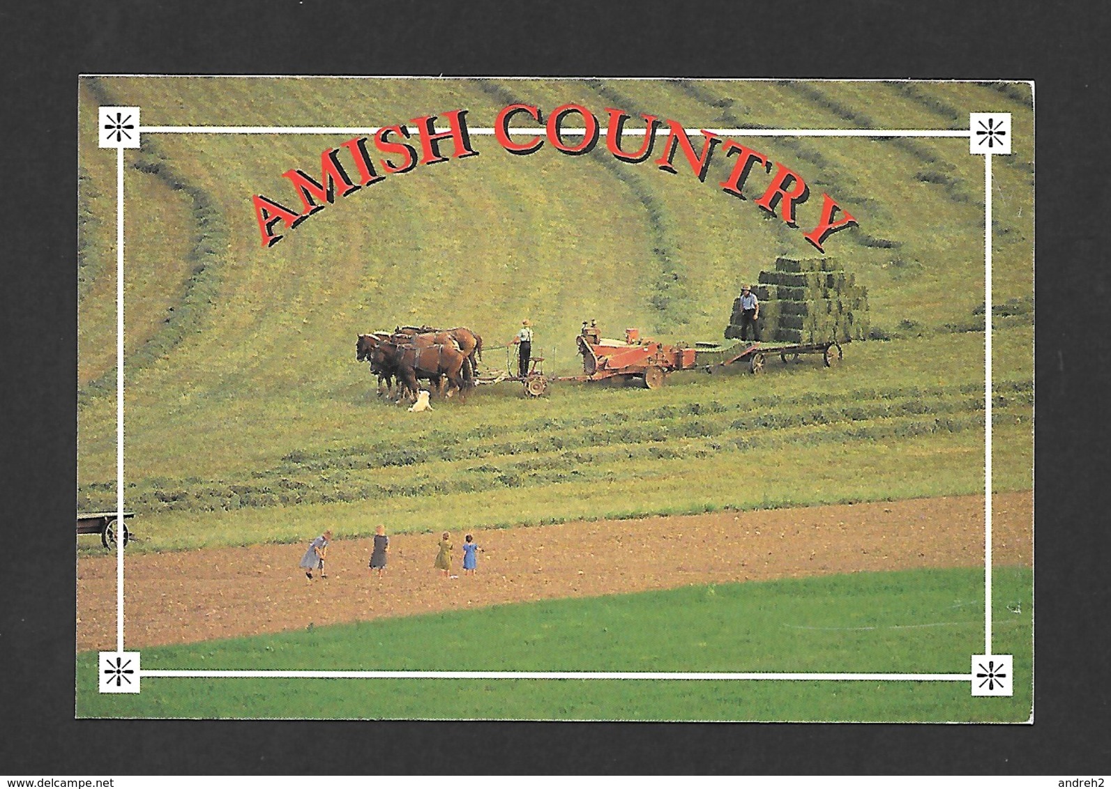 PENNSYLVANIA - AMISH COUNTRY - THE MAIN SOURCE OF LIVELIHOOD FOR THE AMISH IS FARMING - PHOTO BY JERRY IRWIN - Other & Unclassified