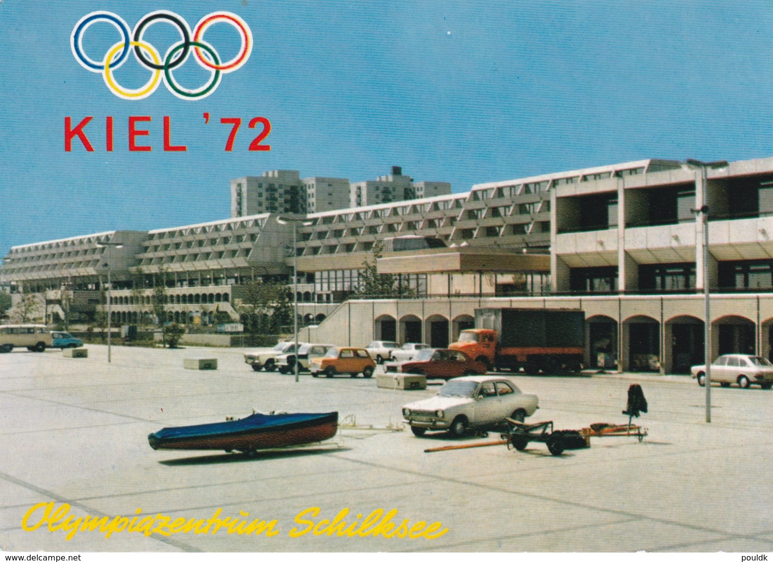 Germany Postcard 1972 Kiel Olympic Games - Olympiazentrum Schilksee - Mint (DD23-33) - Voile
