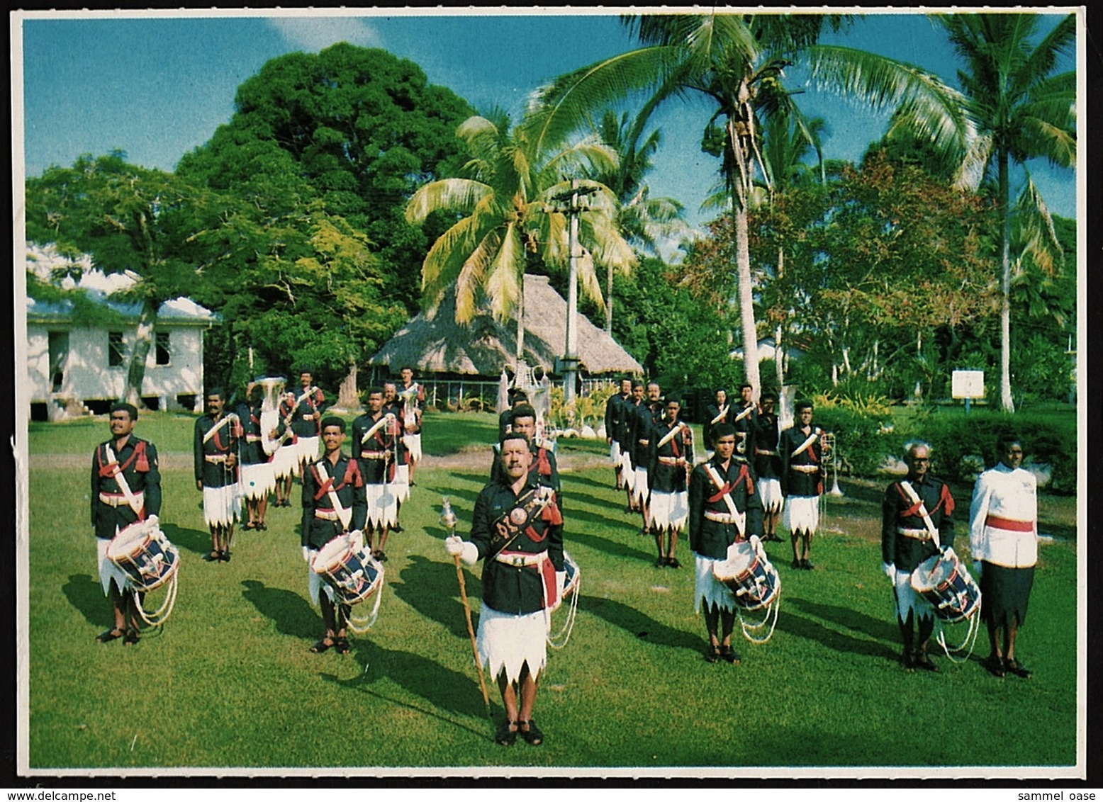 The Royal Fiji Police Band -  Ansichtskarte Ca. 1975  (9826) - Oceanië