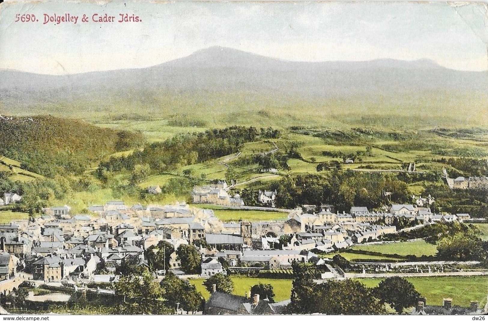 Dolgelley (Dolgellau, Walles) & Cader Idris (Cadair Idris) - Carte N° 5690 - Merionethshire