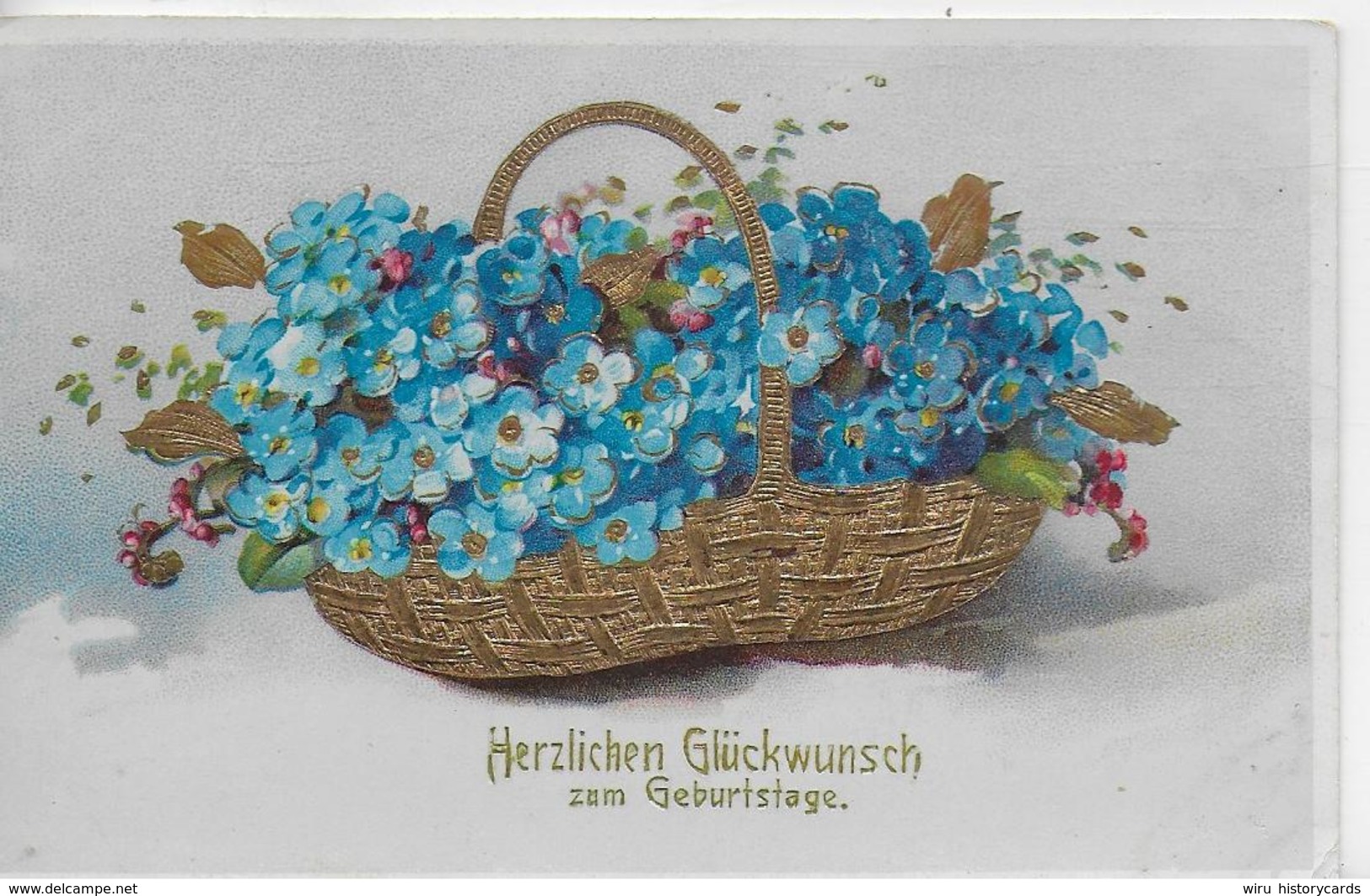 AK 0161  Herzlichen Glückwunsch Zum Geburtstage - Prägekarte Um 1931 - Geburtstag