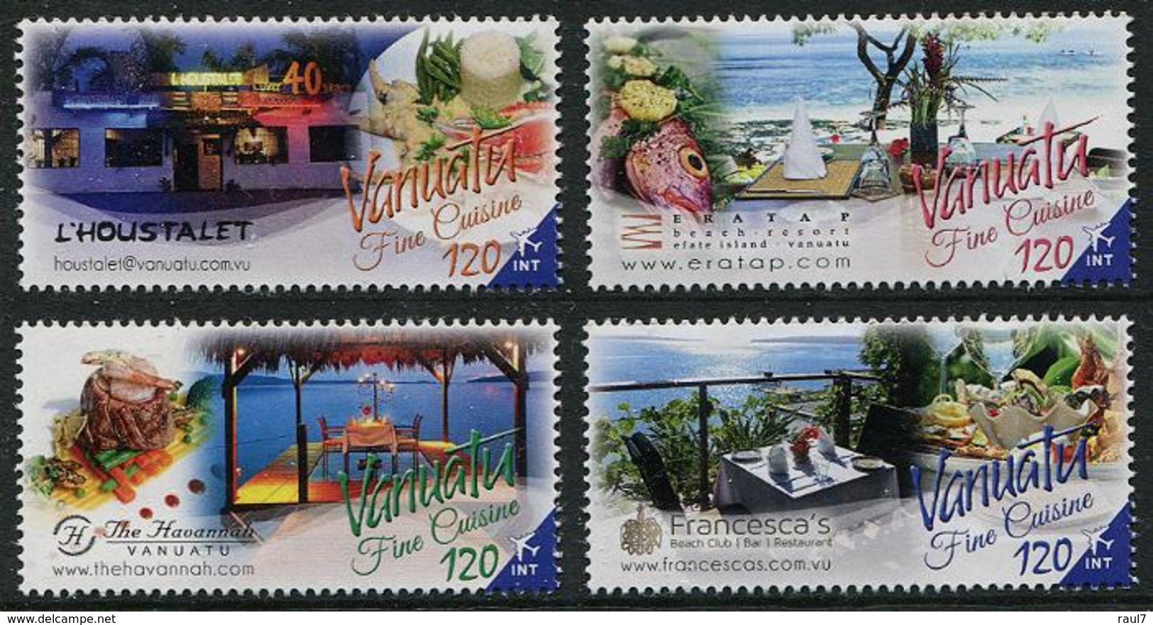 Vanuatu 2016 - Alimentation, Cuisine Fine Du Vanuatu - 4 Val Neufs // Mnh - Vanuatu (1980-...)