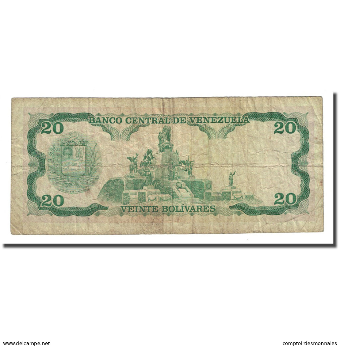 Billet, Venezuela, 20 Bolivares, 1995-06-05, KM:63e, TB - Venezuela