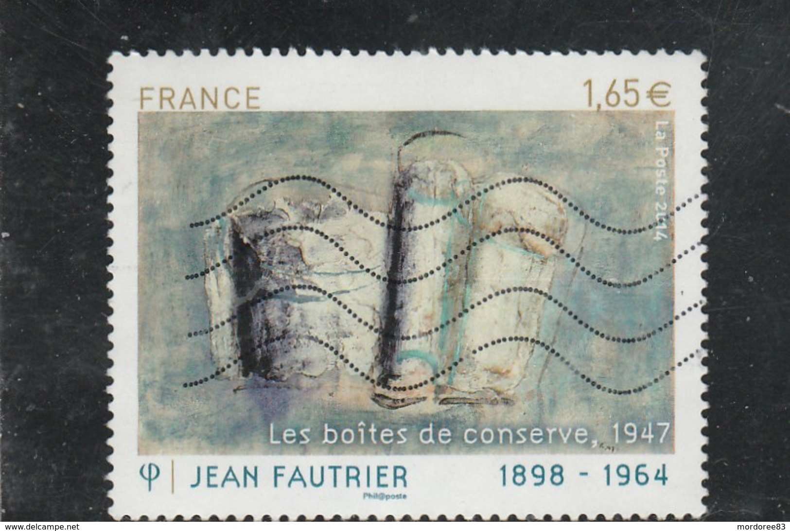 FRANCE 2014 JEAN FAUTRIER LES BOITES DE CONSERVE OBLITERE  YT  4888 - Oblitérés
