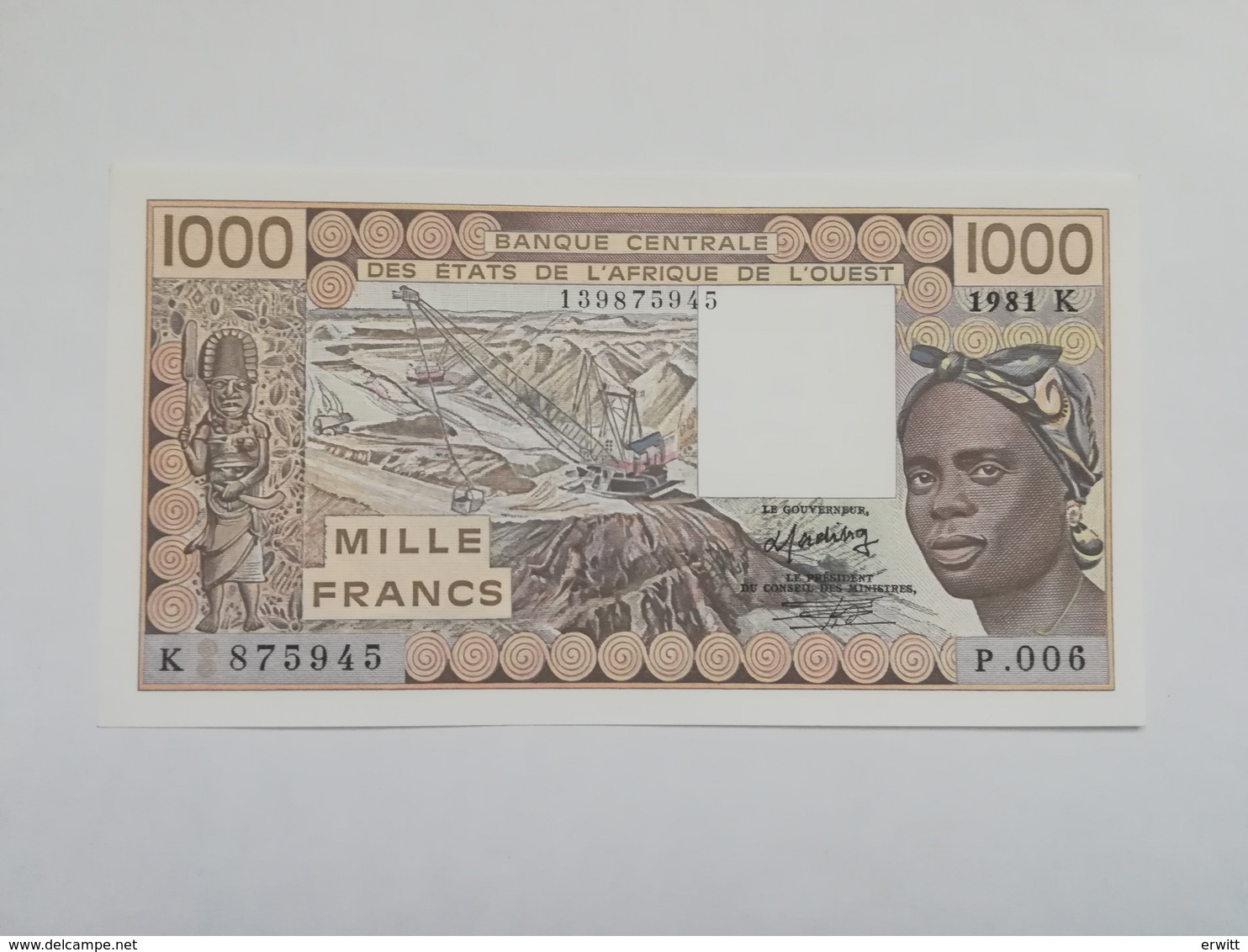 SENEGAL 1000 FRANCS 1981 - Senegal