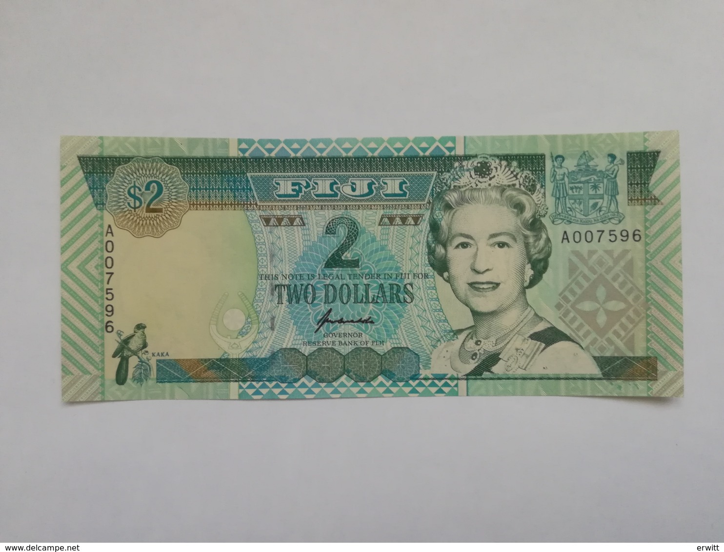 FIJI 2 DOLLARS 1996 - Fidji