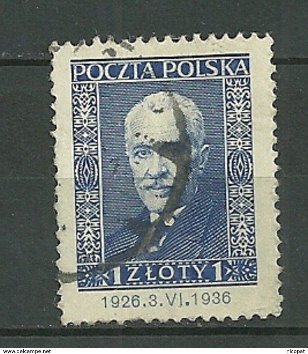 POLAND Oblitéré 390 Anniversaire De La Présidence De Moscicki - Used Stamps