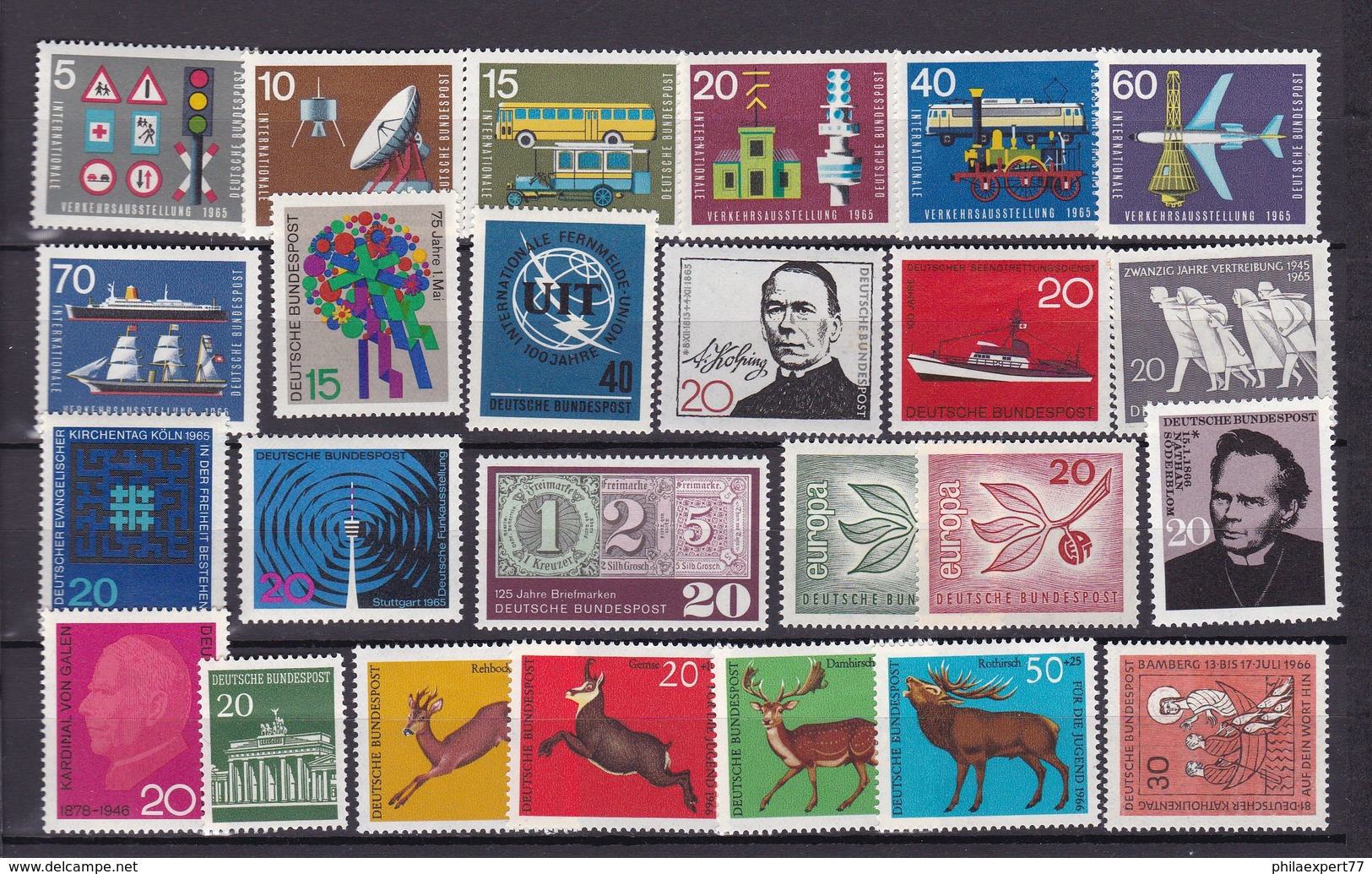 BRD -1965/68 - Sammlung  - Postfrisch - Ungebraucht