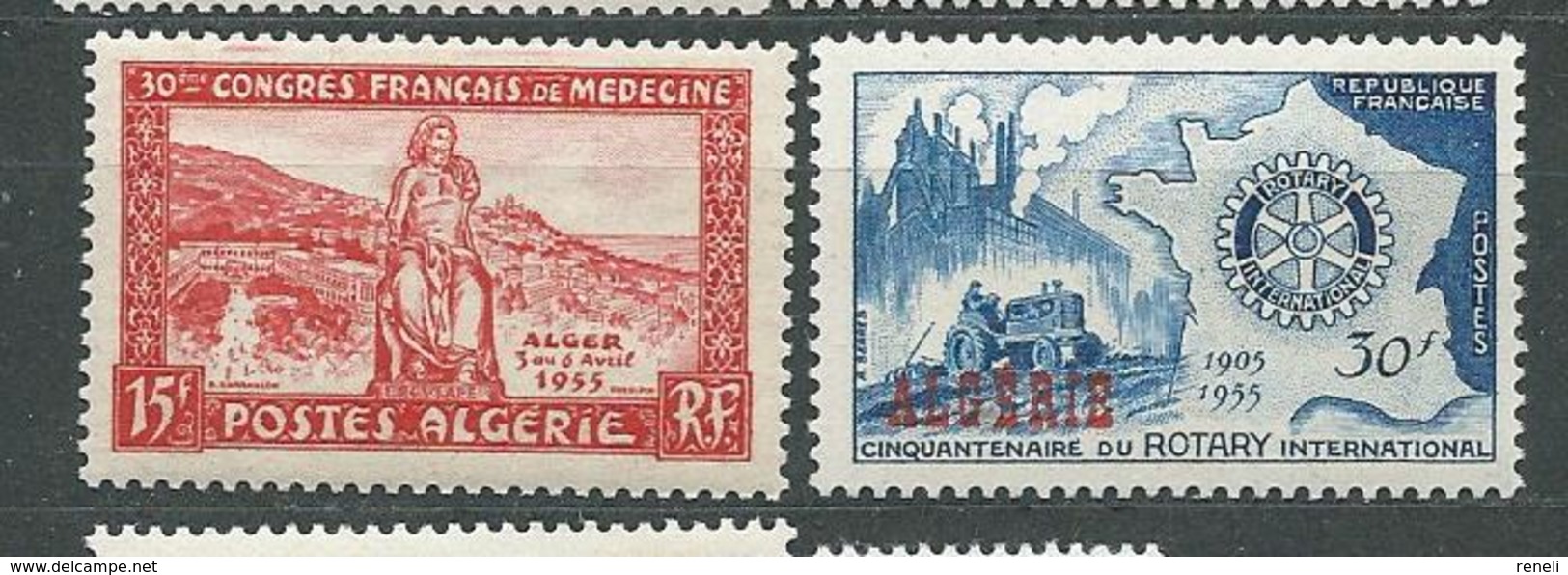 ALGERIE  N°  326+328  **  TB 8 - Unused Stamps