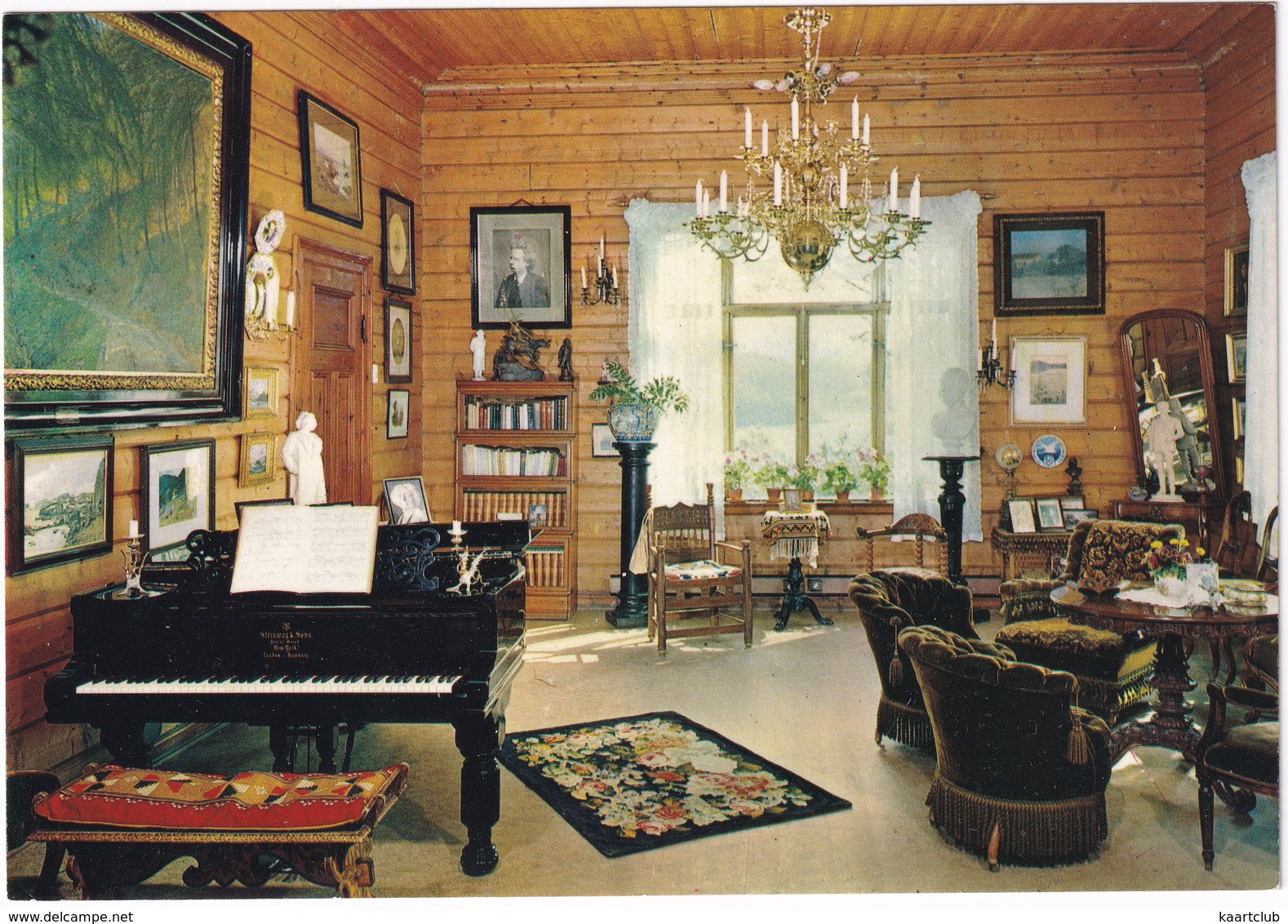 Bergen. Troldhaugen: Nina And Edv. Grieg's Home - Grand Piano - (Norge - Norway) - Noorwegen