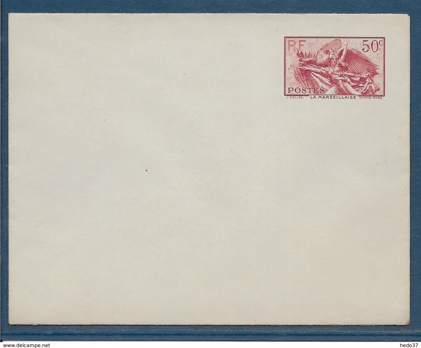 France Entiers Postaux - 50 C La Marseillaise - Storch N°W3a Papier Soie Gris - Neuf ** - TB - Standard Covers & Stamped On Demand (before 1995)