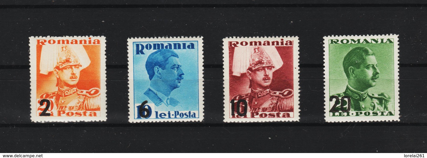 1937 - King Carol Mi No 543/546  MNH - Nuovi