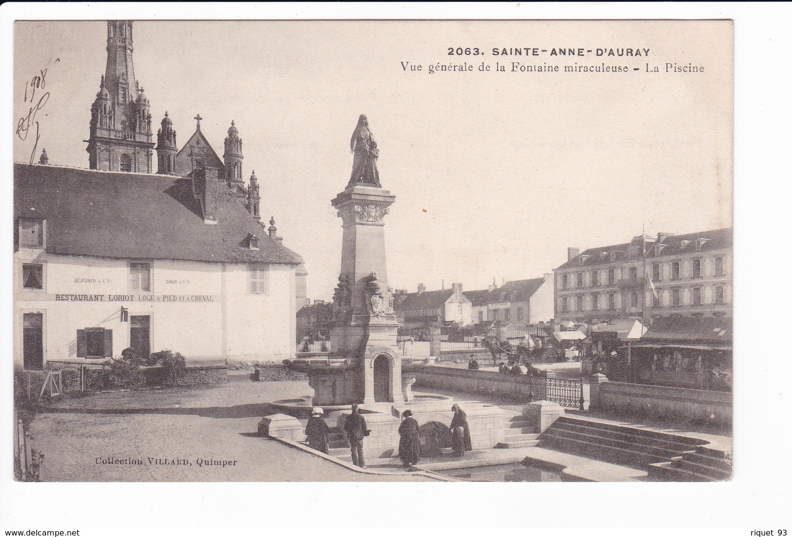 2063 - SAINTE-ANNE-D'AURAY - Vue Générale De La Fontaine Miraculeuse - La Piscine - Sainte Anne D'Auray