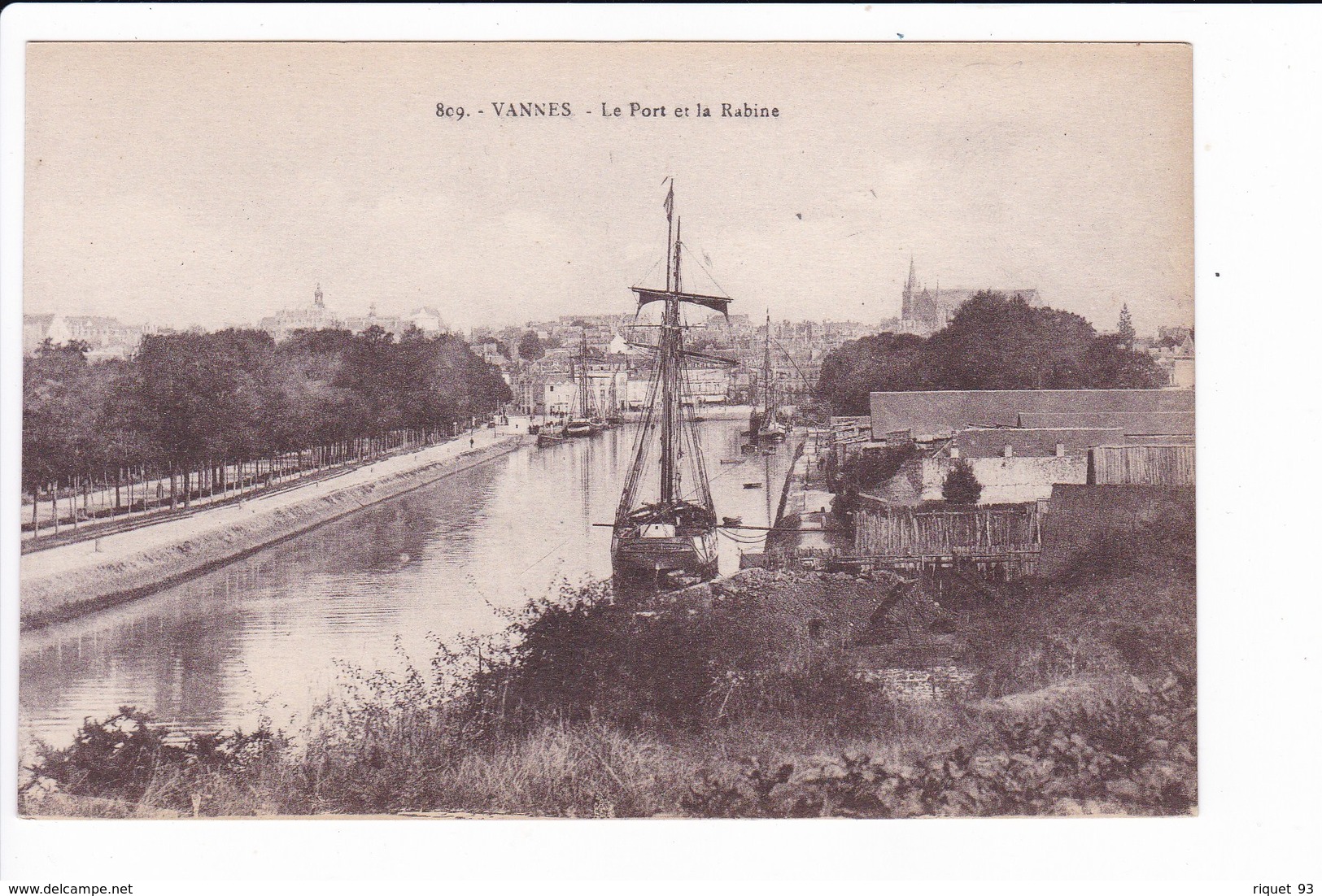 809 - VANNES - Le Port Et La Rabine - Vannes