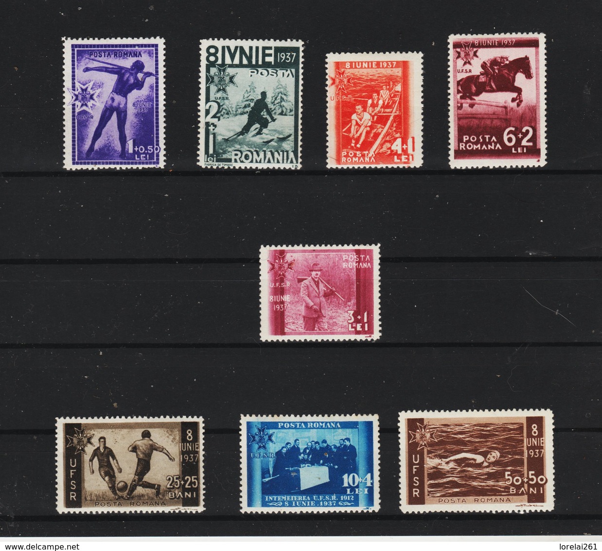 1937 - U.S.F.R. Mi No 528/535  MNH - Ungebraucht