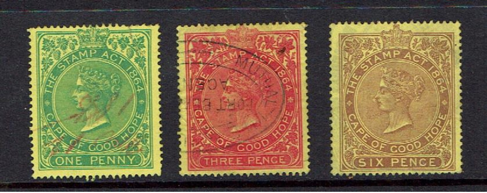 CAPE OF GOOD HOPE...late 1800's...RARE REVENUES - Cape Of Good Hope (1853-1904)