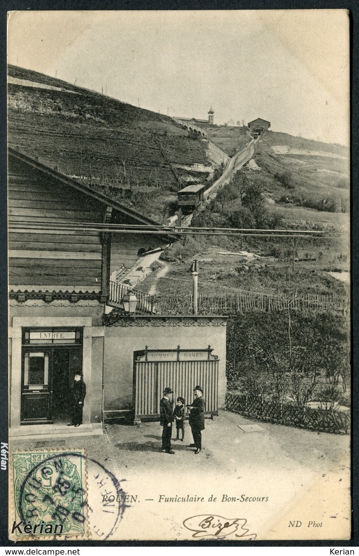 Rouen - Funiculaire De Bon-Secours - N.D. Phot. - Voir 2 Scans - Bonsecours