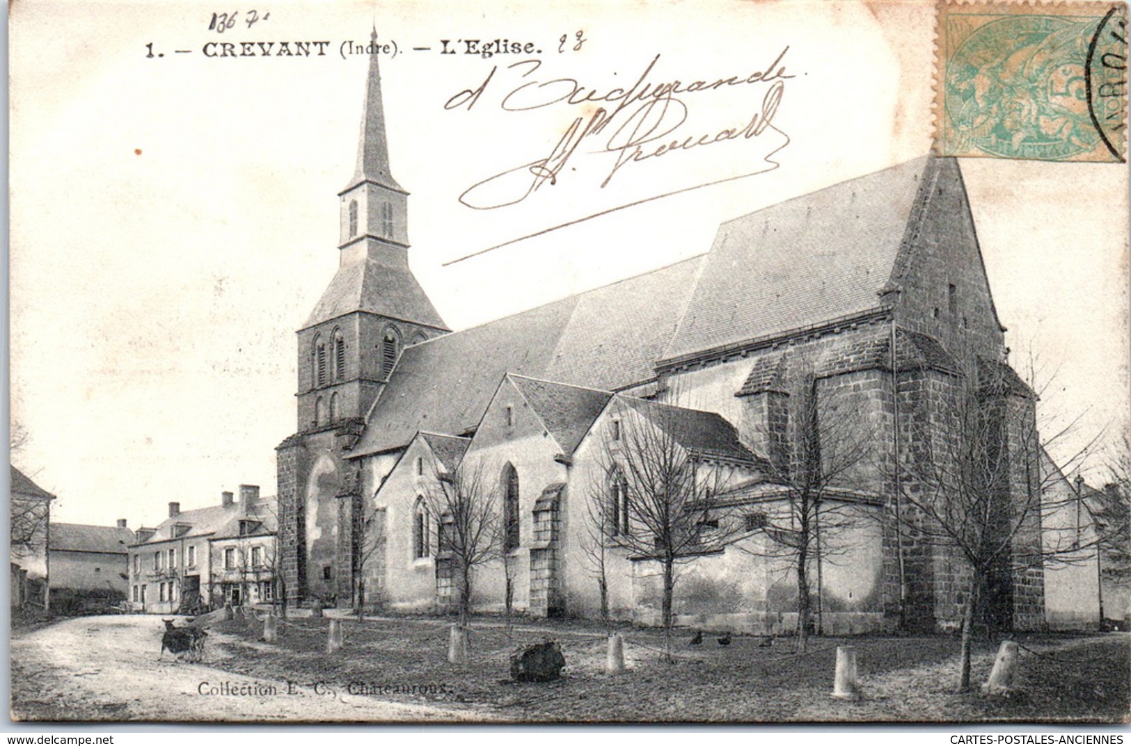 36 CREVANT - L'église - Autres & Non Classés