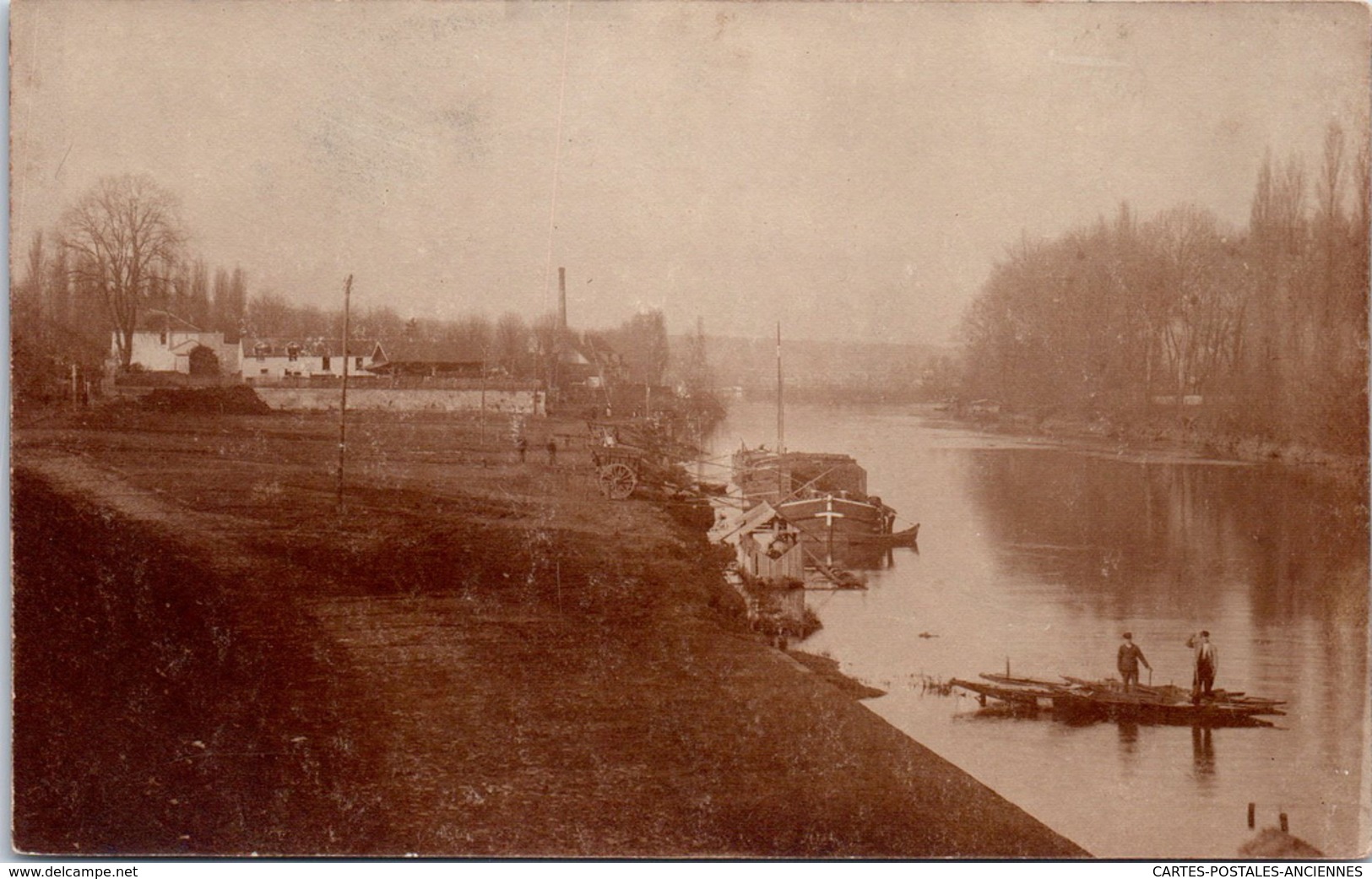 THEMES - PENICHE - CARTE PHOTO - Péniche à Situer - Péniches