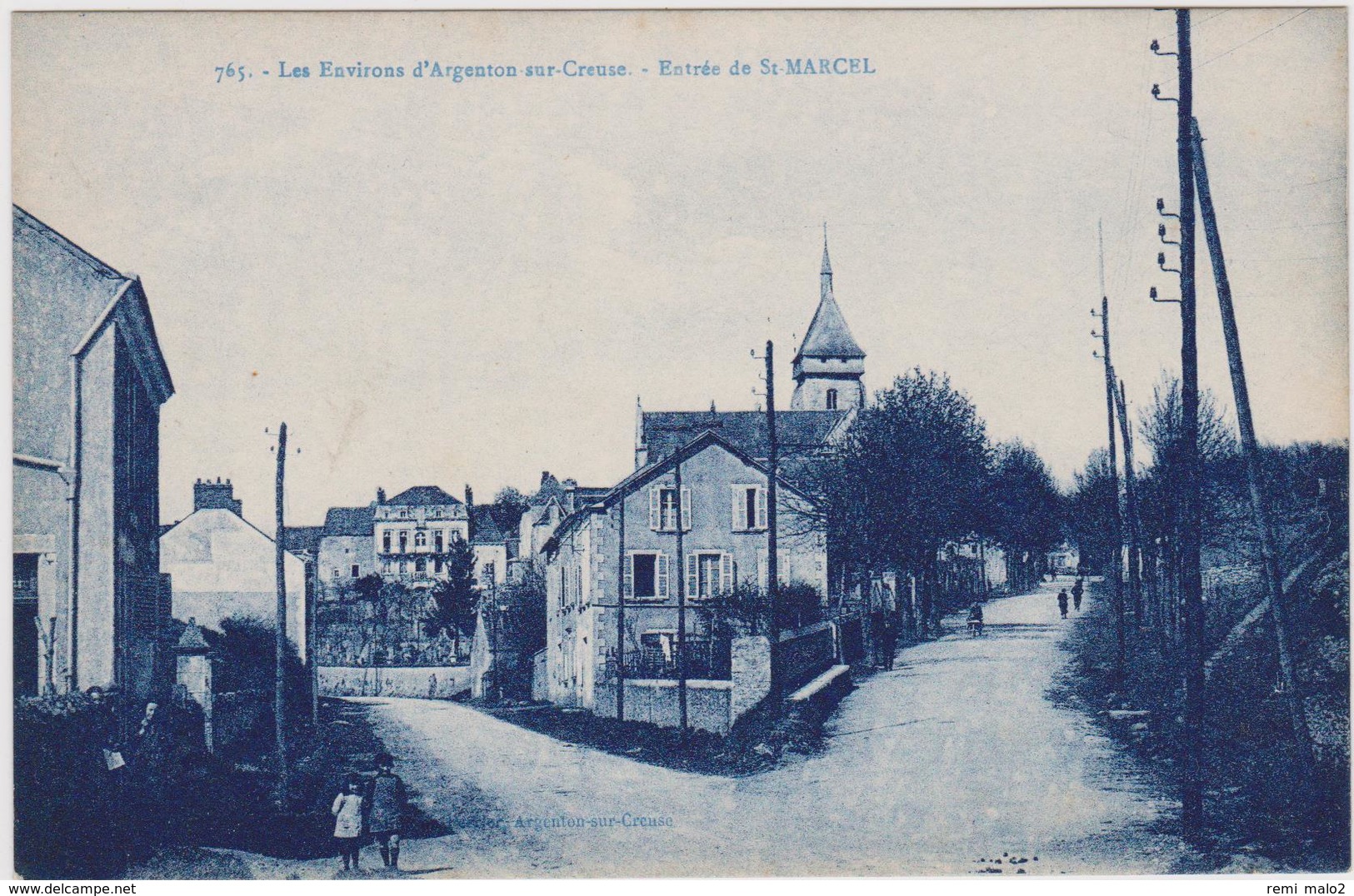 CARTE POSTALE   Entrée De St MARCEL 36 - Autres & Non Classés