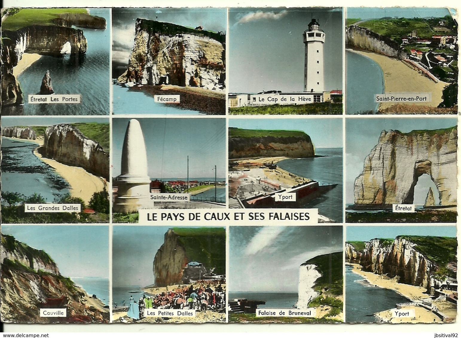 76 Multivues Etretat Fécamp Yport Saine Adresse Cauville Les Petites Grandes Dalles Falaise De Bruneval Cap De La Héve - Autres & Non Classés