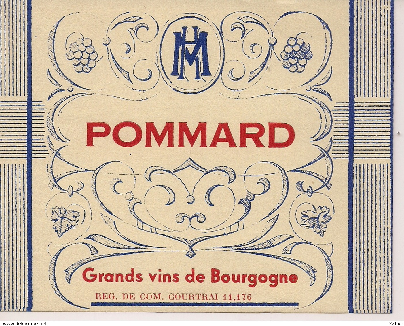 POMMARD GRANDS VINS DE BOURGOGNE    HM  (1) - Bourgogne