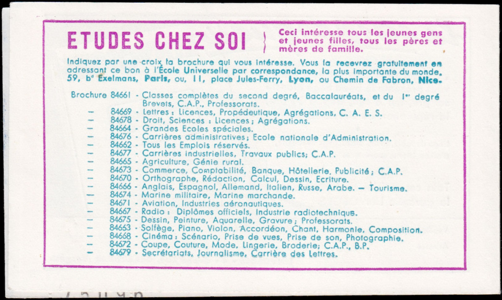 FRANCE Carnets  886-C11, Série 10: 15f. Gandon Bleu Type I, Excel-Bic-Excel-Bic Rose*/montre* - Autres & Non Classés