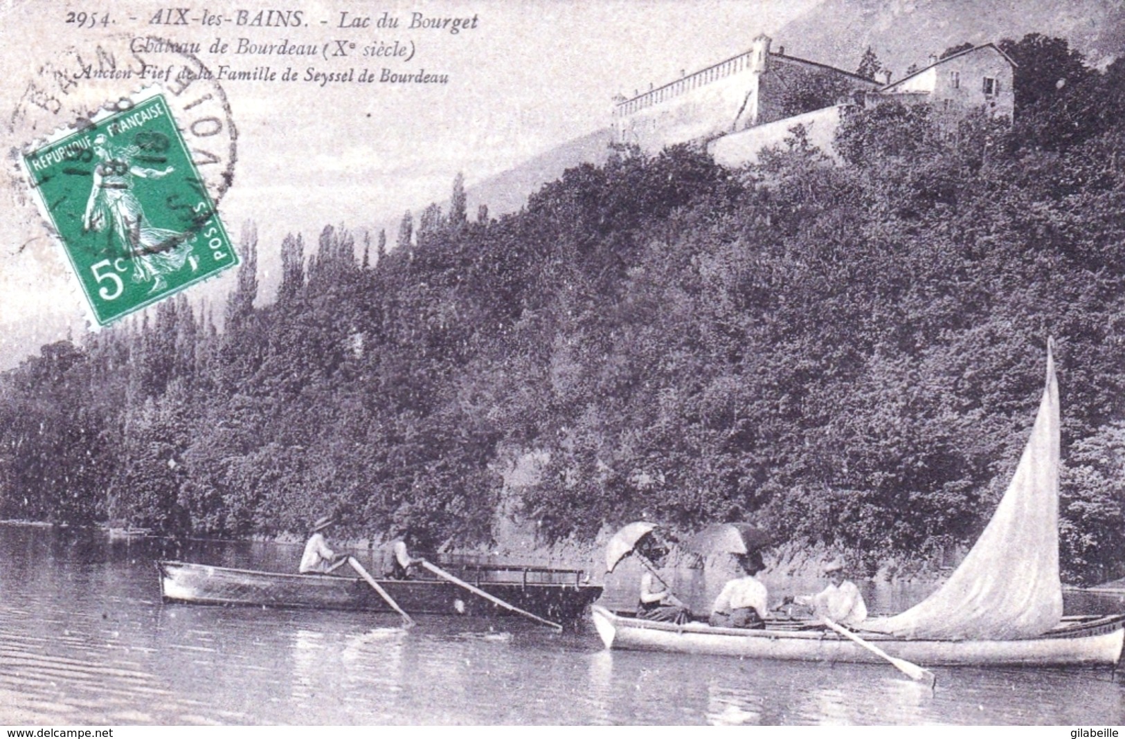 73 - Savoie -  AIX Les BAINS - Lac Du Bourget - Le Chateau De Bourdeau - Aix Les Bains