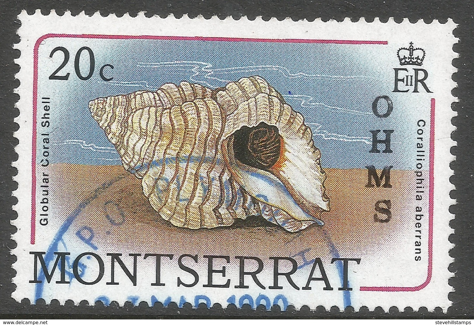 Montserrat. 1989 Official. 20c Used. SG O79 - Montserrat