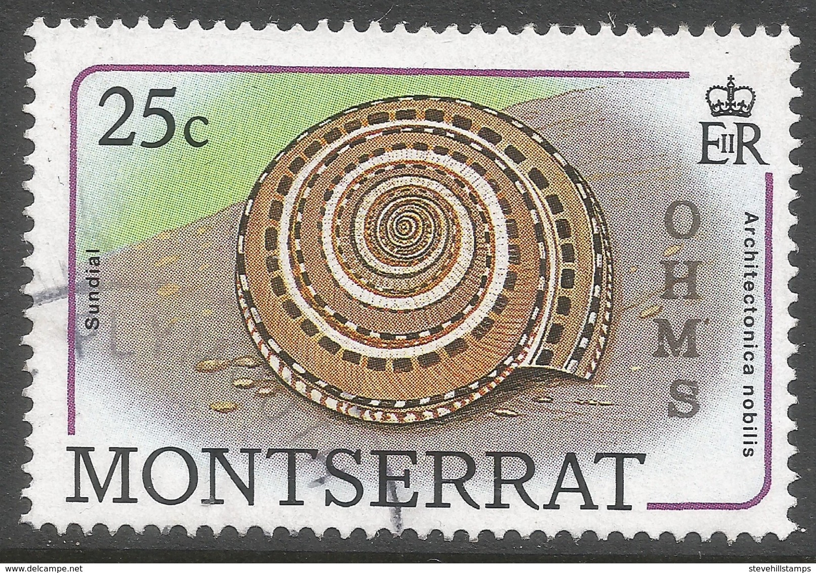 Montserrat. 1989 Official. 25c Used. SG O80 - Montserrat