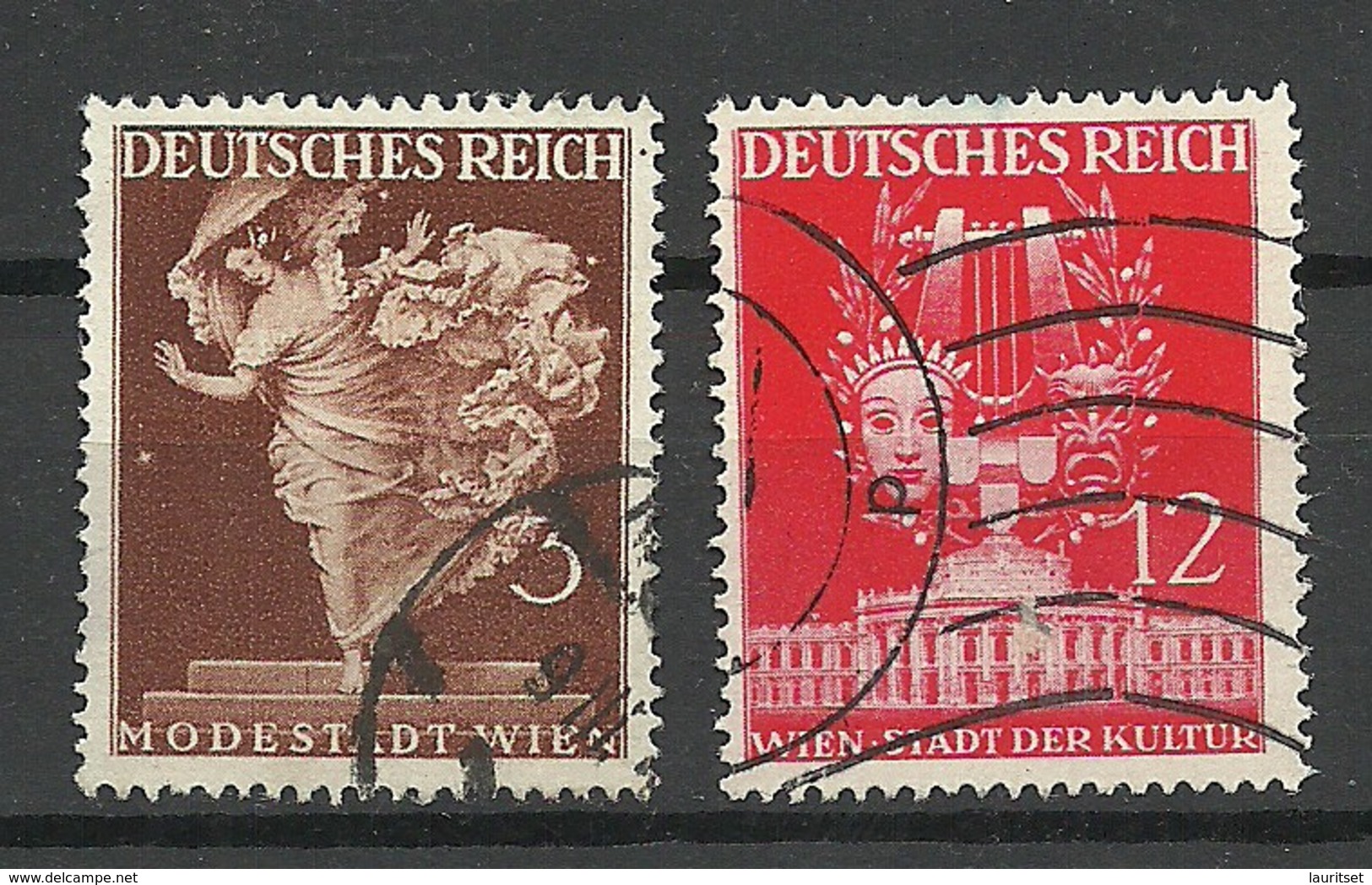 Deutsches Reich 1941 Michel 768 & 770 Wiener Messe O - Gebraucht