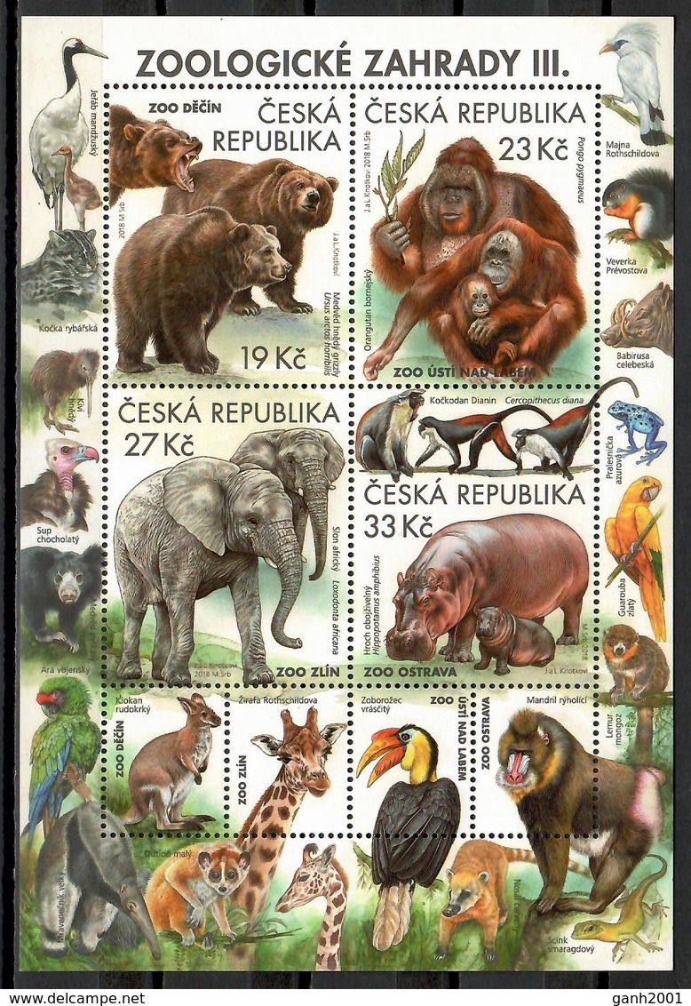 Czech Republic 2018 Chequia  / Fauna Animals Mammals MNH Mamiferos Säugetiere / Cu10907  C5-30 - Otros & Sin Clasificación