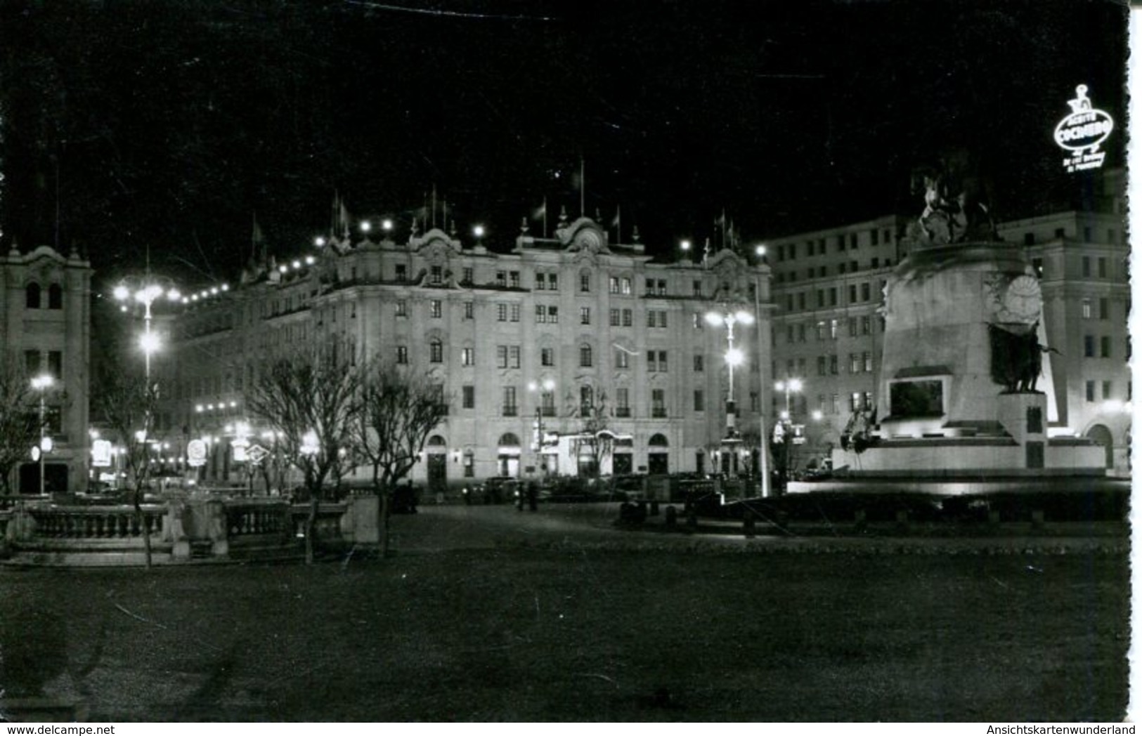 005962  Lima - Plaza San Martin Con Gran Hotel Bolivar - Peru