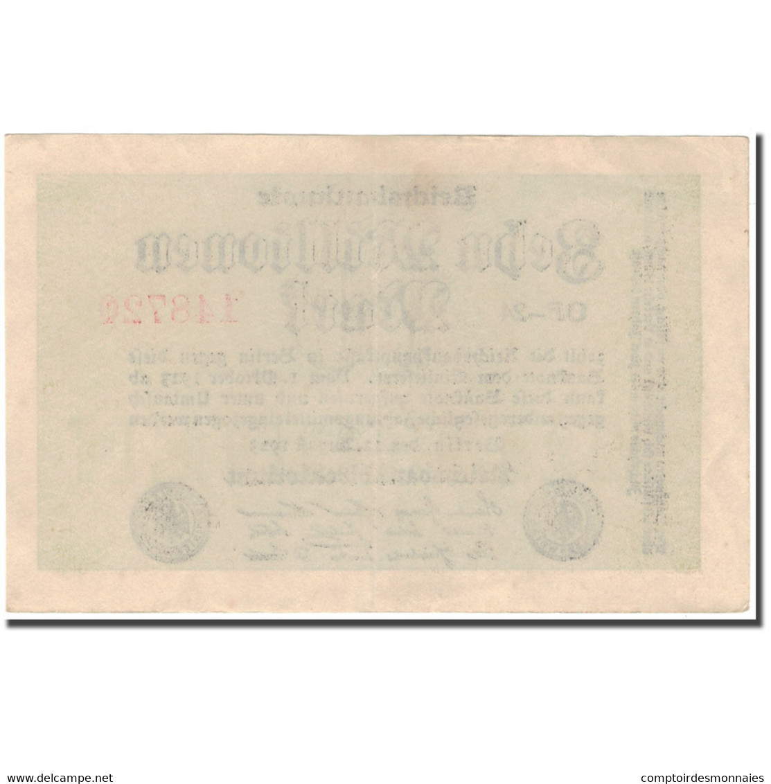Billet, Allemagne, 10 Millionen Mark, 1923-08-22, KM:106a, SUP - 10 Miljoen Mark