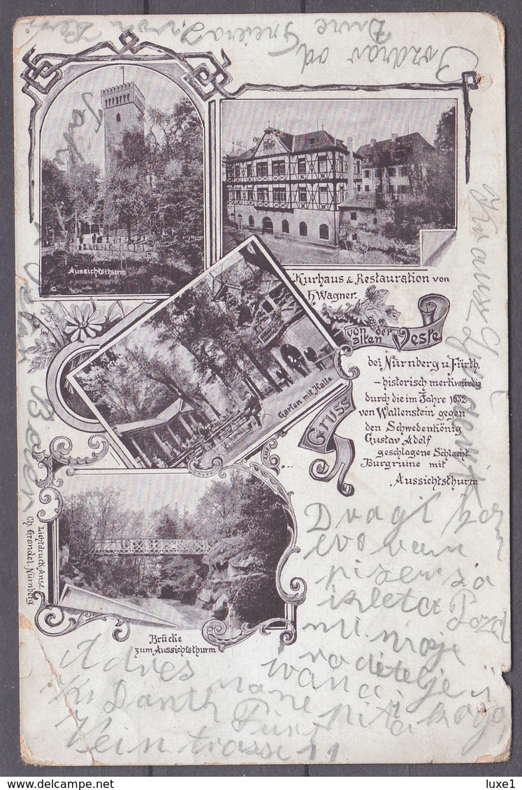 GERMANY ,  Alte Veste  ,    OLD  POSTCARD - Zirndorf