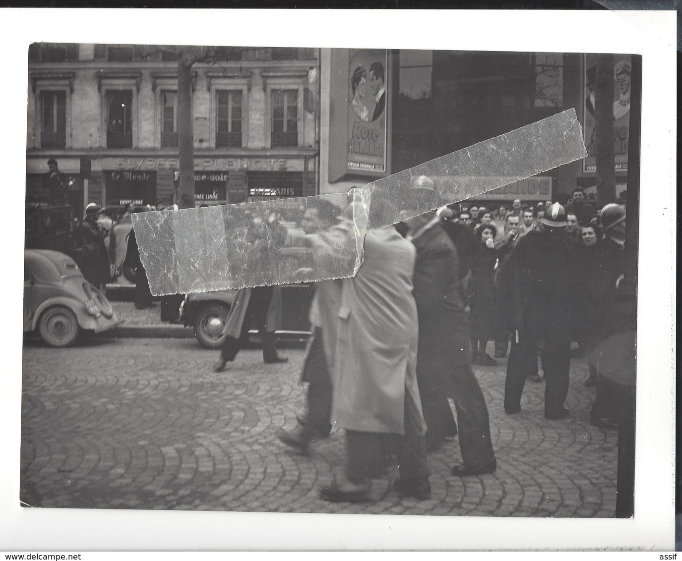 11 Photographies  Prével - Paris - 17 Octobre 1961 - Algérie - Manifestation algérienne ( Couvre-feu - Politique )