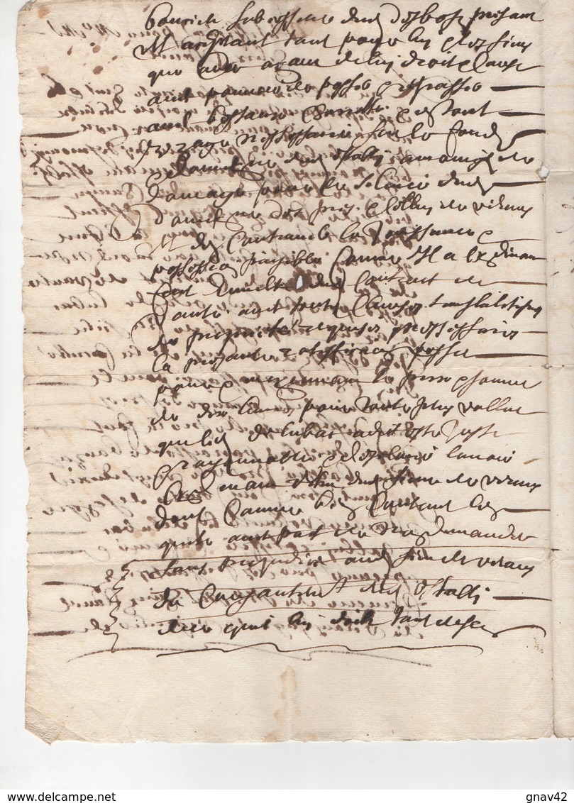 Vieux Papier 1668 - Manuscrits