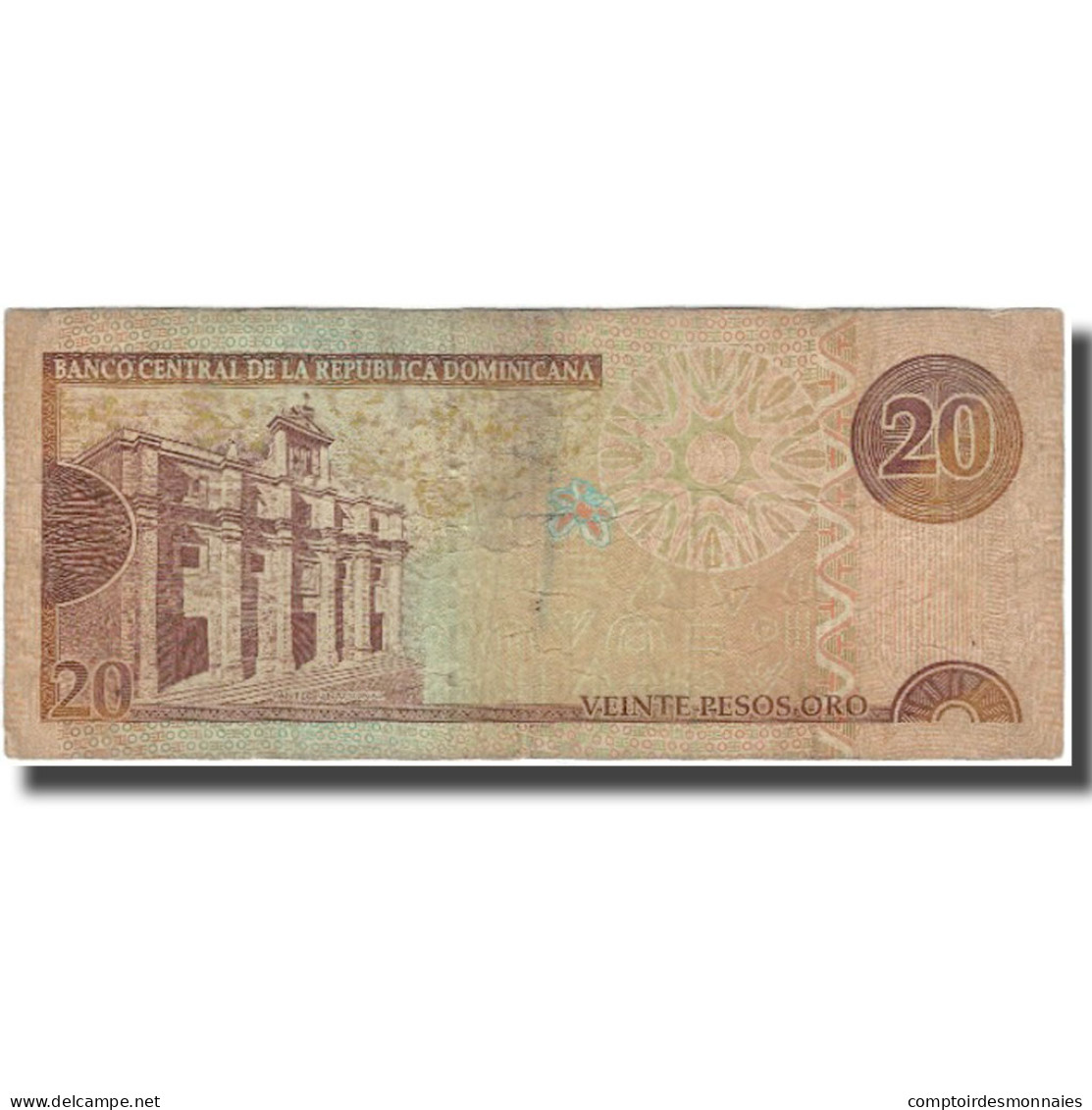 Billet, Dominican Republic, 20 Pesos Oro, 2002, KM:169a, B - Dominicaine