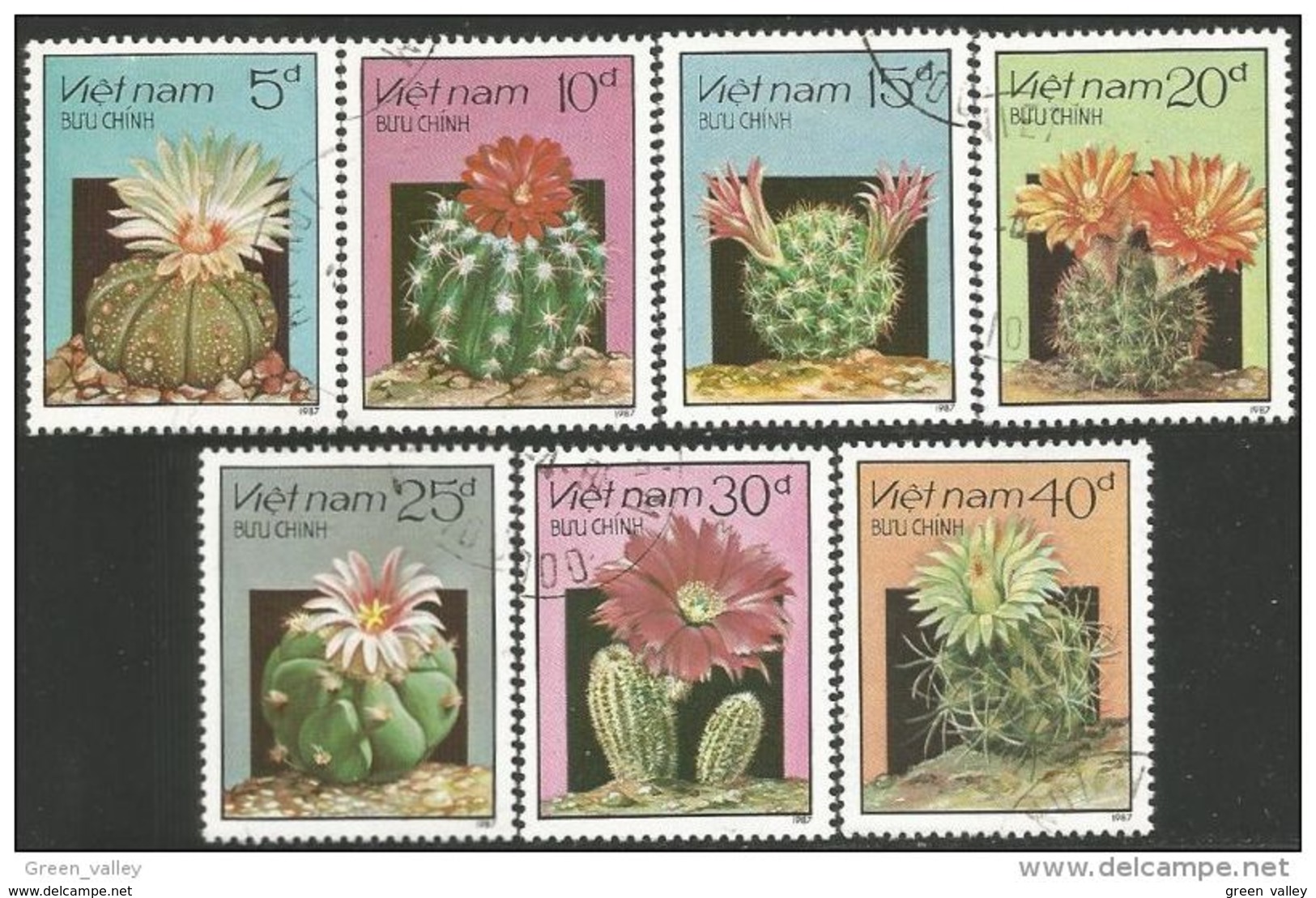 930 Vietnam Fleurs Cactus Cactii Flowers (VIE-93) - Cactus