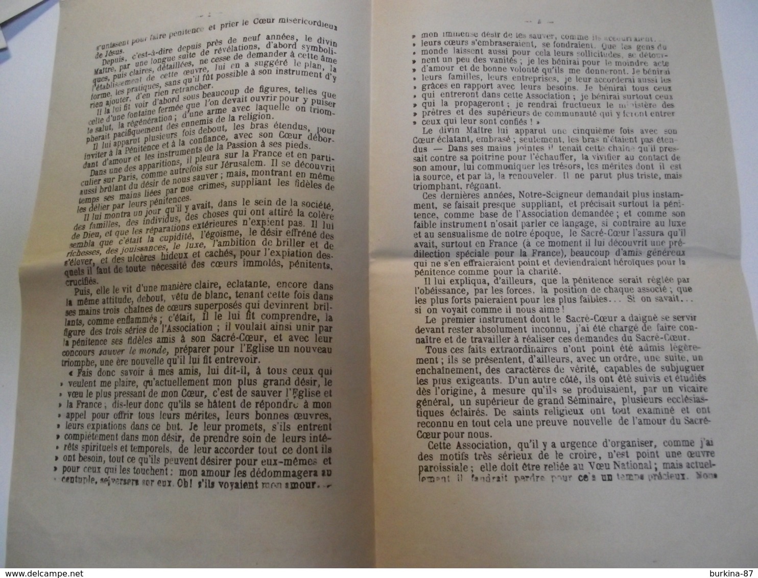 ASSOCIATION Du Sacré Coeur De Jésus , 1882,  Petit Fascicule Religieux - Religion & Esotérisme