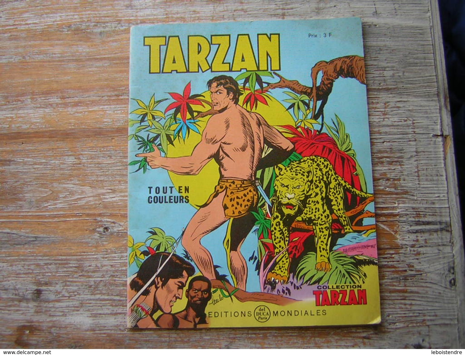 COLLECTION TARZAN  TOUT EN COULEUR N° 74  EDITIONS MONDIALES 1975 N M P P - Tarzan