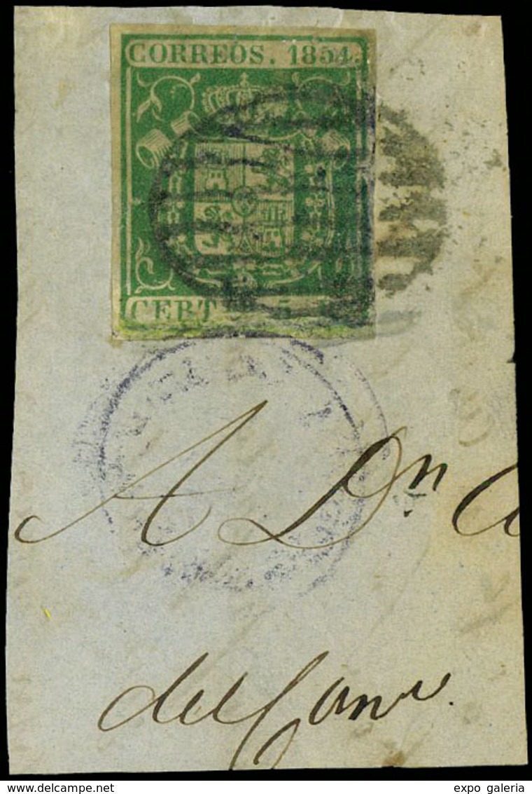 Ed. 26 Fragmento. Precioso. - Unused Stamps