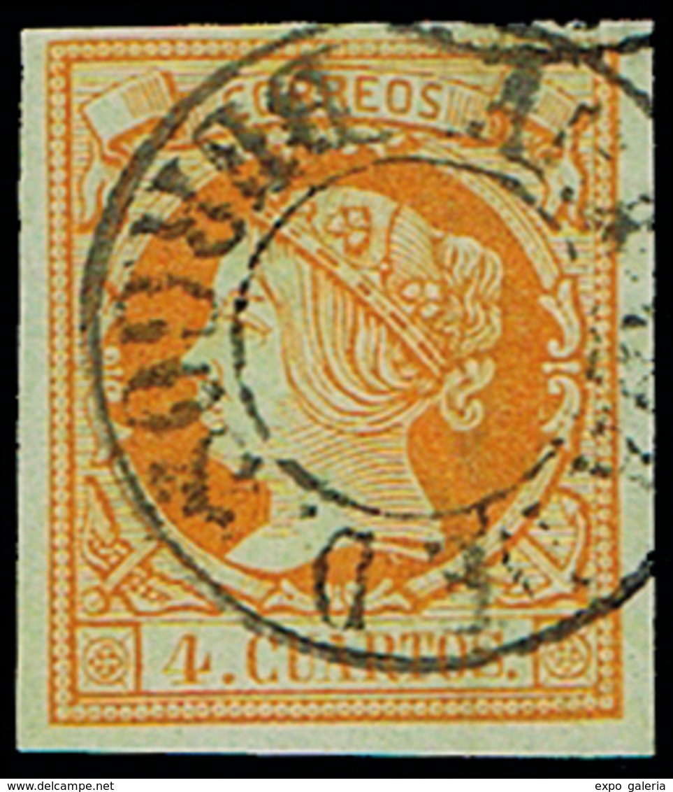 Ed. 0 52 - Mat. Fechador Tp. I “Aranda De D.-Burgos” Lujo. Muy Raro. - Unused Stamps