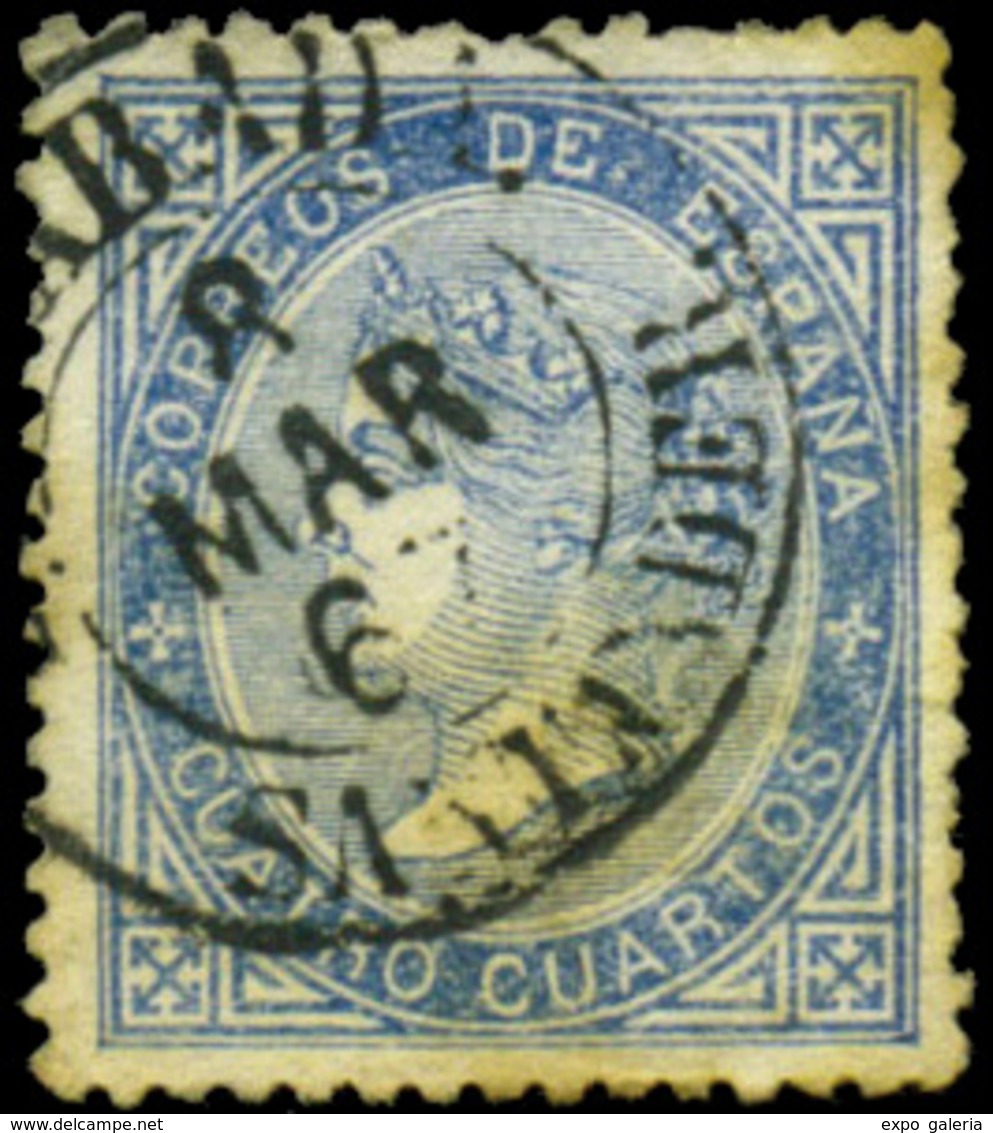 Ed. 0 88 - Mat. Fechador Tp. I “La Labada-Santander” Precioso. - Unused Stamps