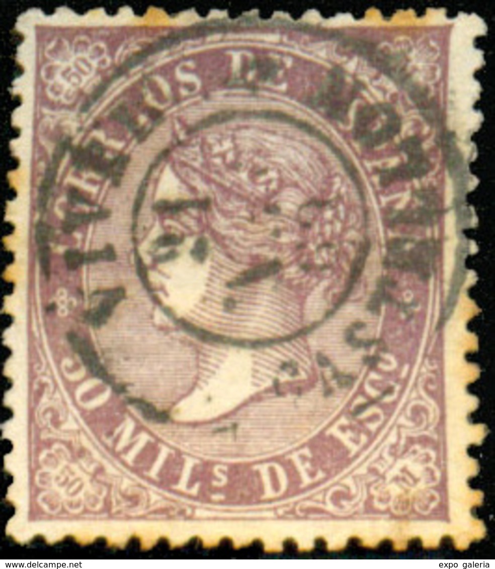 Ed. 0 98 - Mat. Fechador Tp. II “Vivel-Castellón” Lujo. Muy Raro. - Unused Stamps