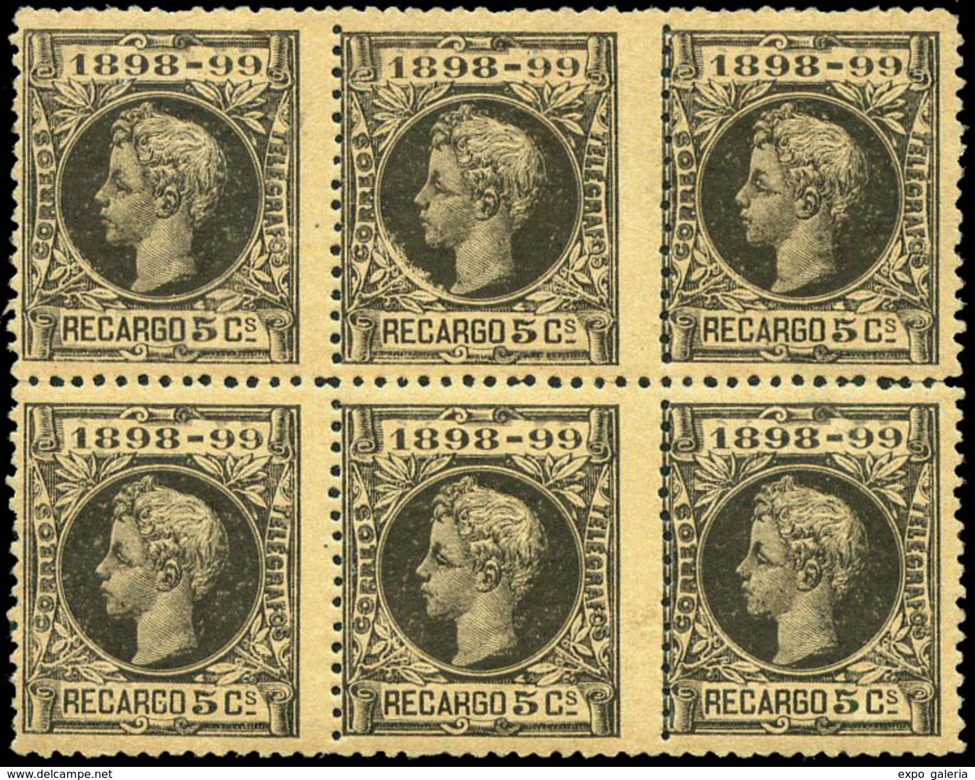 Ed. ** 240 Bl.6 Precioso. Raro. Cat. +110€ - Unused Stamps